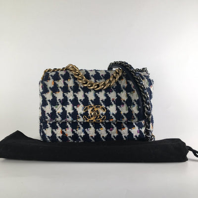 Chanel 19 Flap Medium Multicolor Tweed