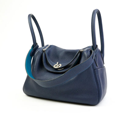 Hermes Lindy 26 Bleu Nuit Clemence PHW