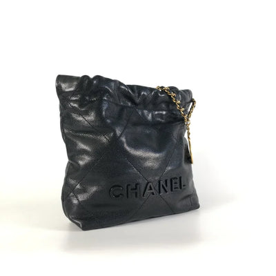 Chanel 22 Mini Black Caviar