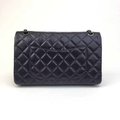 Chanel Reissue 226 Purple Distressed Goatskin