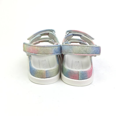 Chanel Rainbow Dad Sandals Sz 37.5