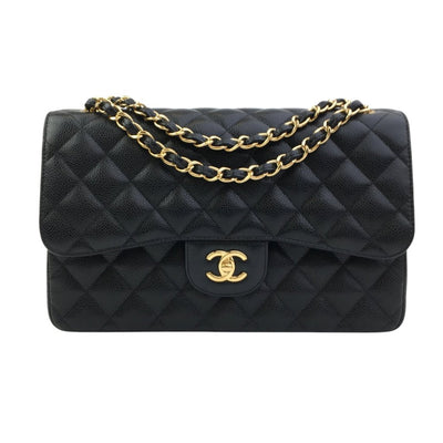 Chanel Classic Flap Jumbo Black Caviar