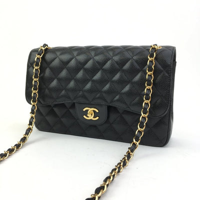 Chanel Classic Flap Jumbo Black Caviar