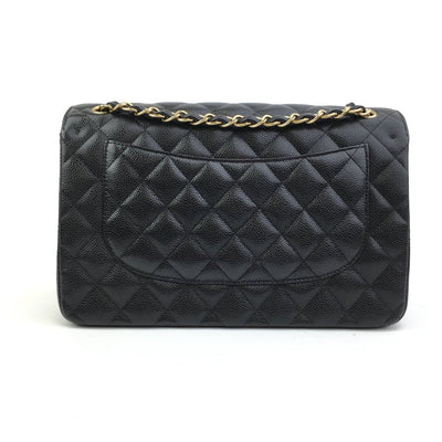 Chanel Classic Flap Jumbo Black Caviar