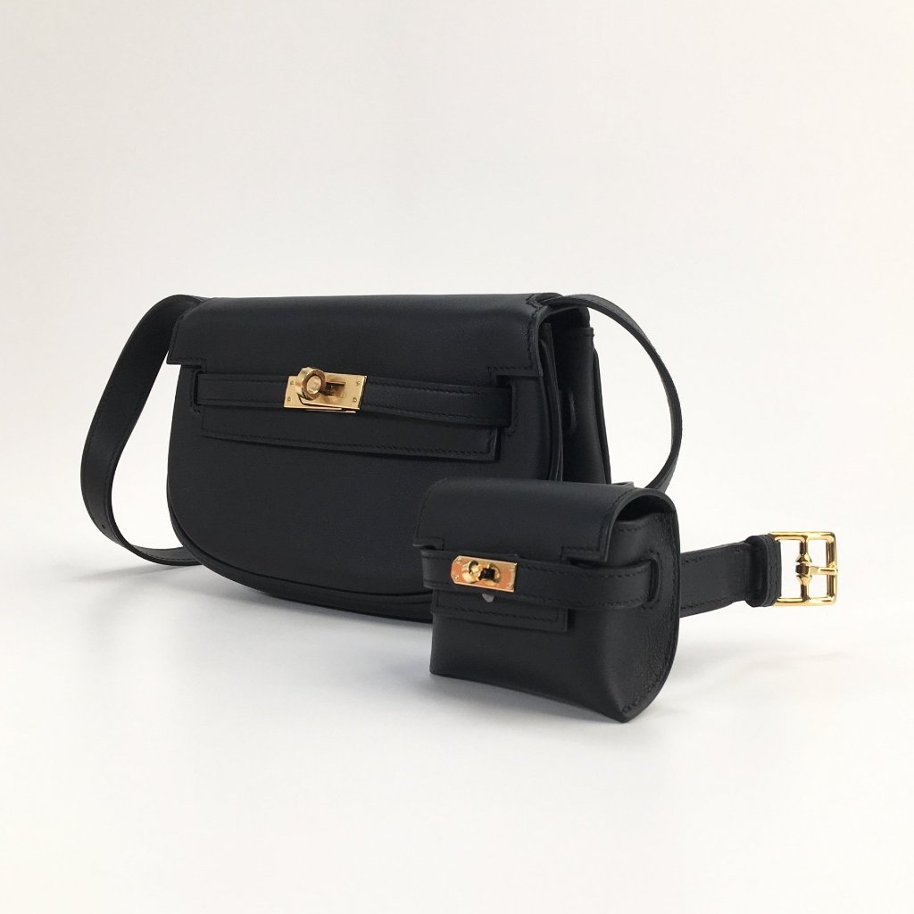 Hermes Kelly Moove Black Swift