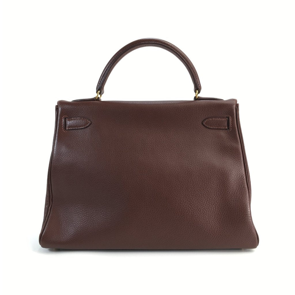 Hermes Kelly 32 Marron D'Inde Clemence