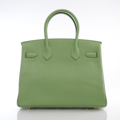 Hermes Birkin 30 Vert Criquet Epsom