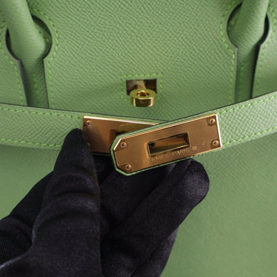 Hermes Birkin 30 Vert Criquet Epsom