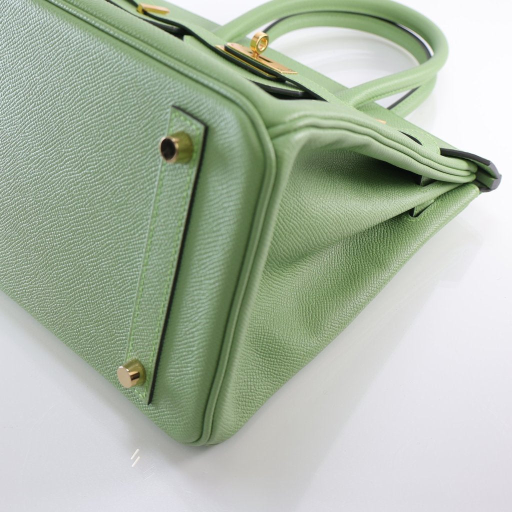 Hermes Birkin 30 Vert Criquet Epsom