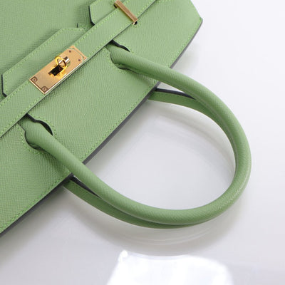 Hermes Birkin 30 Vert Criquet Epsom