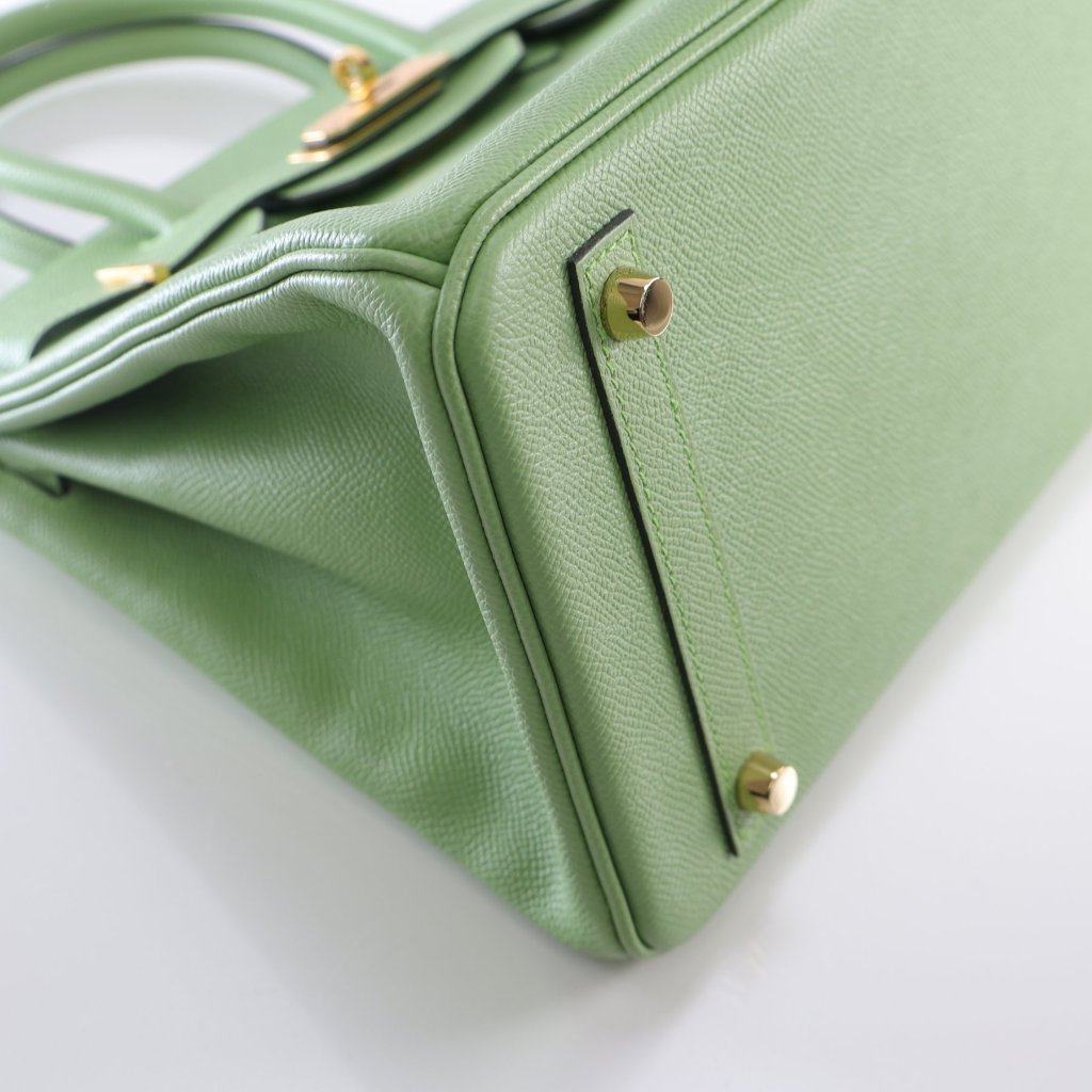 Hermes Birkin 30 Vert Criquet Epsom