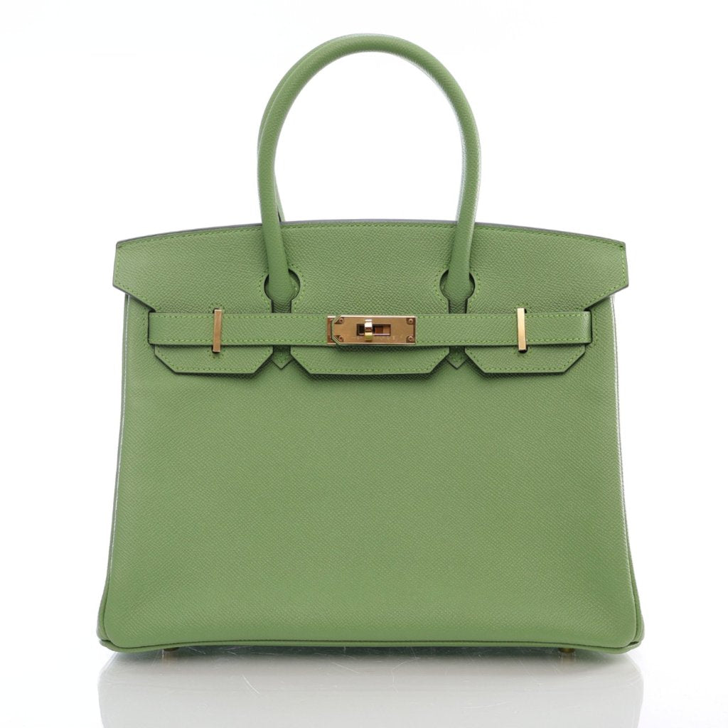 Hermes Birkin 30 Vert Criquet Epsom