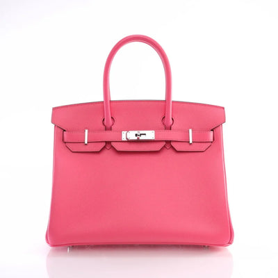 Hermes Birkin 30 Epsom Rose Azalee/Rose Pourpre