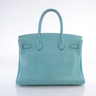 Hermes Bleu Atoll Togo Birkin 30