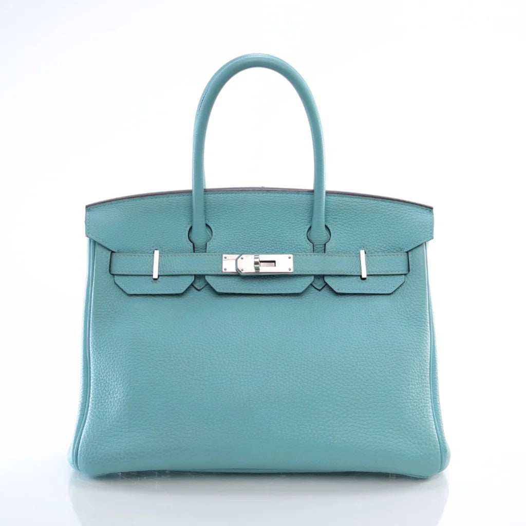 Hermes Bleu Atoll Togo Birkin 30