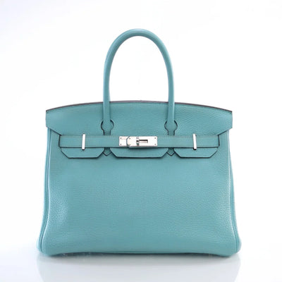 Hermes Bleu Atoll Togo Birkin 30