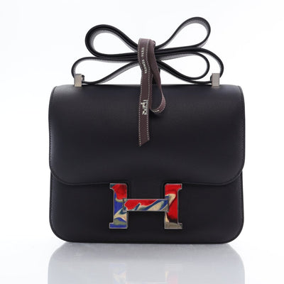 Hermes Marble Constance 24 Black Swift