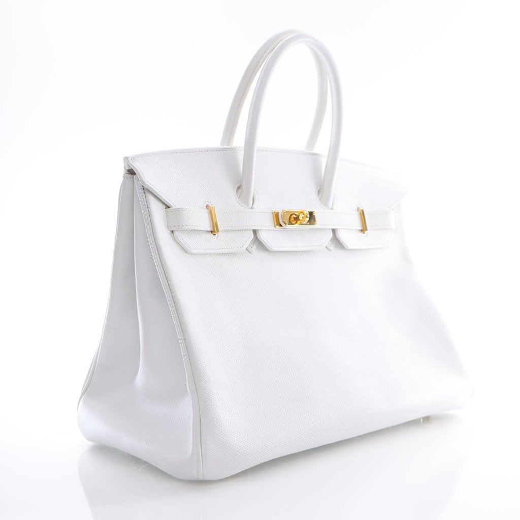 Hermes Birkin 35 White Epsom