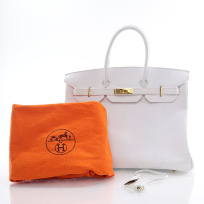 Hermes Birkin 35 White Epsom