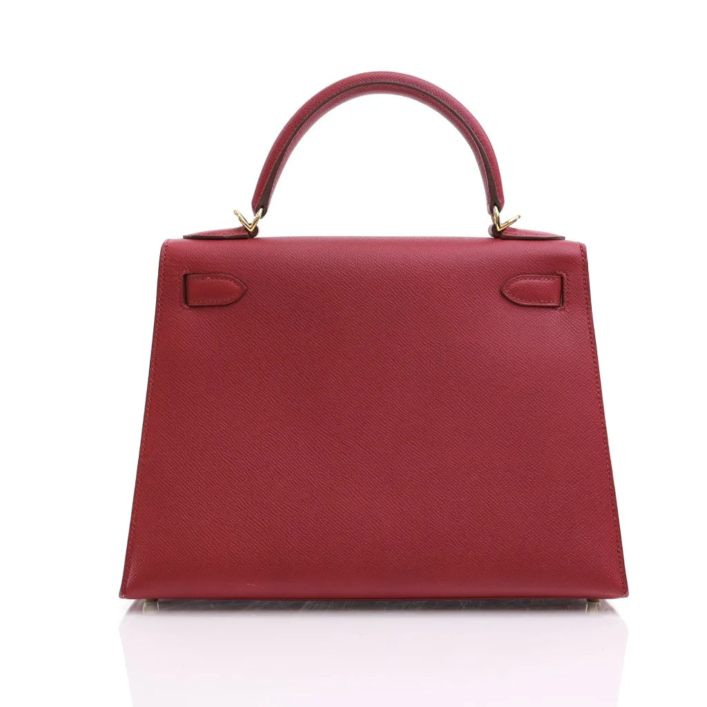 Hermes Kelly 28 Rouge Grenat Epsom