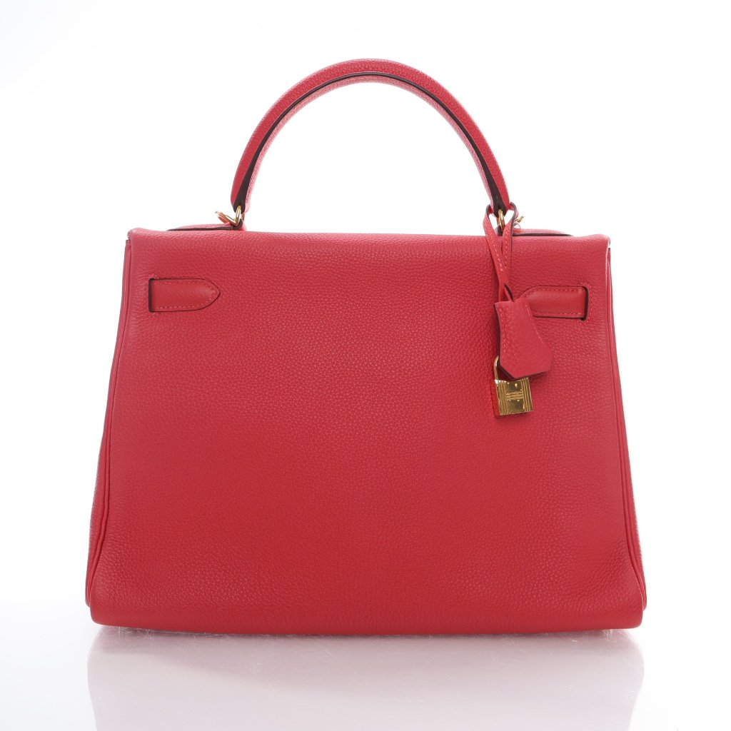 Hermes Kelly 32 Rose Jaipur Togo