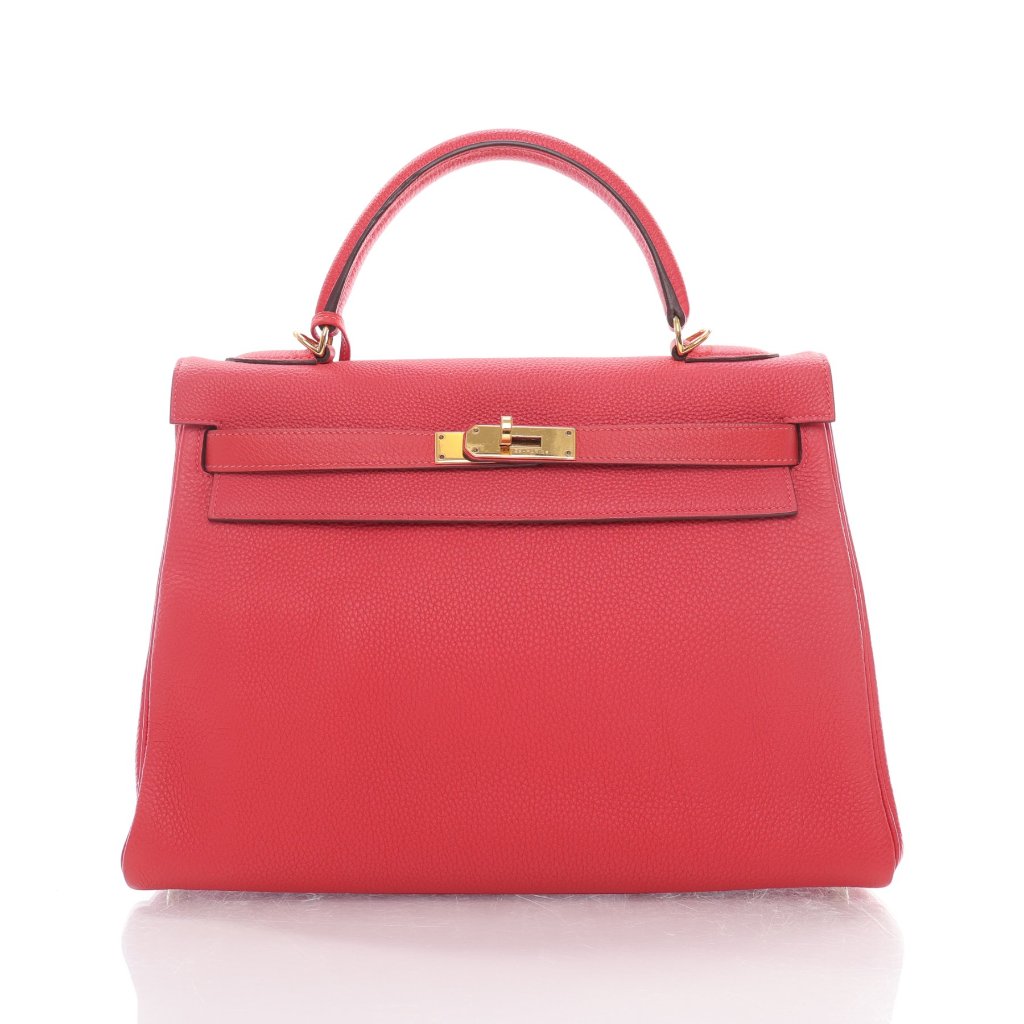 Hermes Kelly 32 Rose Jaipur Togo