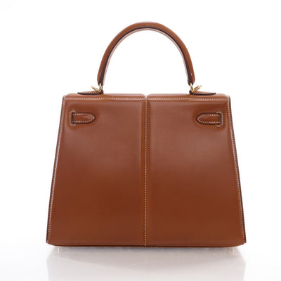 Hermes Padded Kelly 25 Gold Barenia