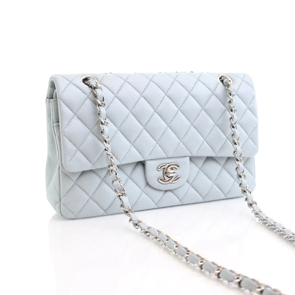 Chanel Classic Flap Medium Blue Caviar