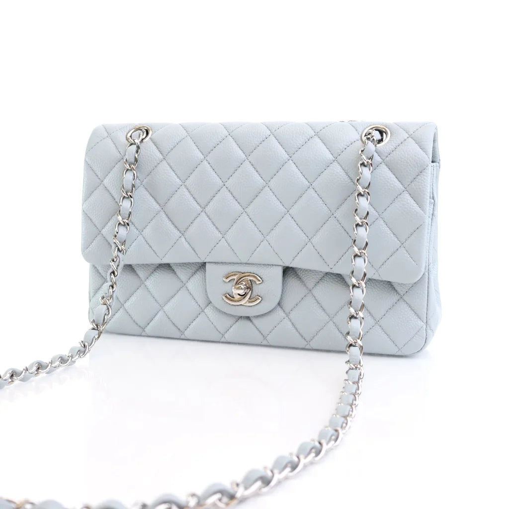 Chanel Classic Flap Medium Blue Caviar