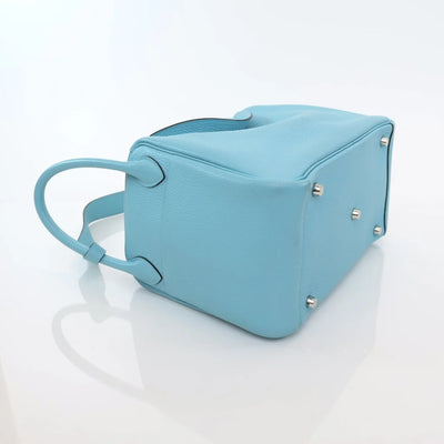 Hermes Lindy 30 Bleu Atoll Clemence