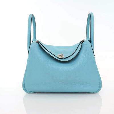 Hermes Lindy 30 Bleu Atoll Clemence