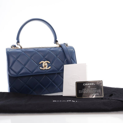 Chanel Trendy CC Small Blue Lambskin