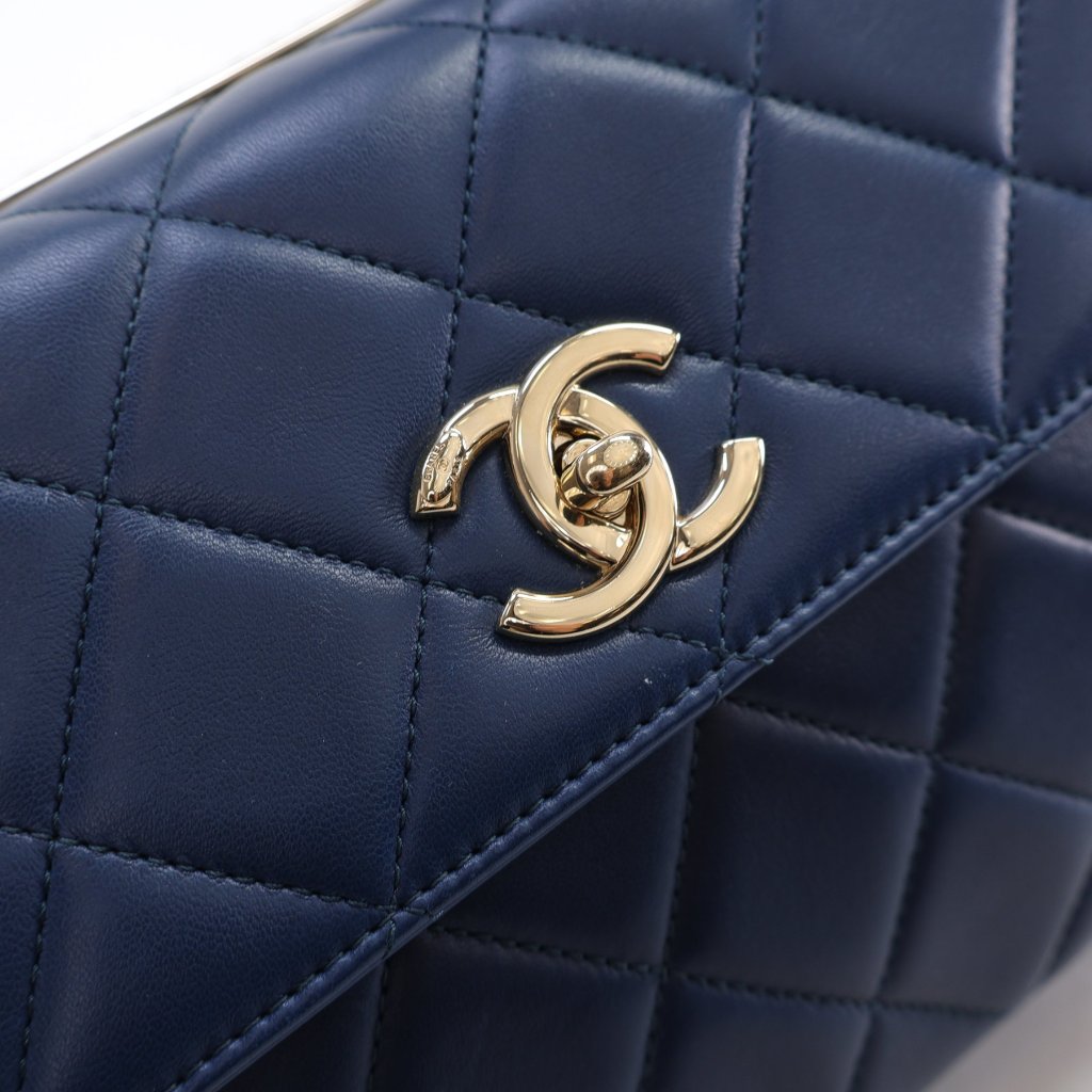 Chanel Trendy CC Small Blue Lambskin