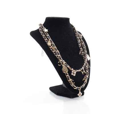 Chanel Multi Chain Charms Necklace