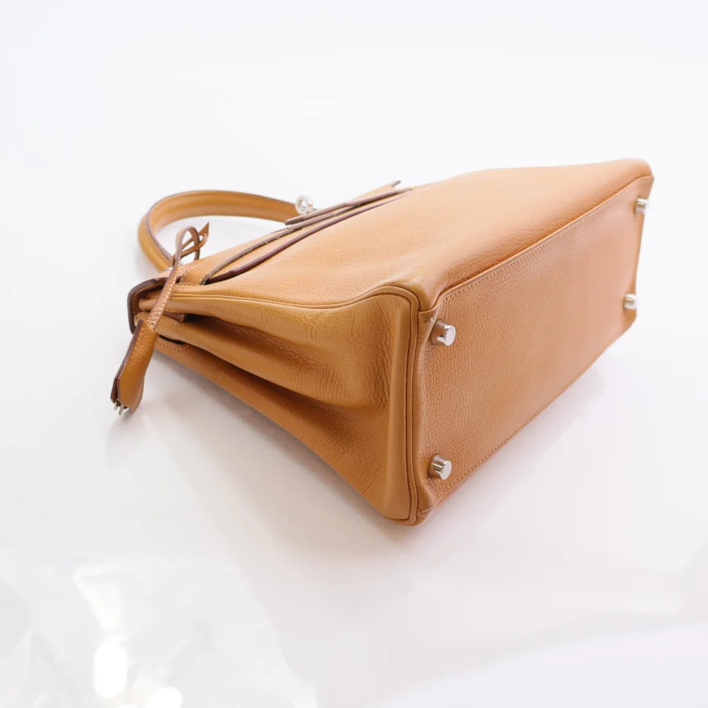 Hermes Vintage Kelly 28 Natural Vache Liegee