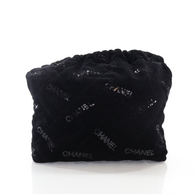 Chanel 22 Hobo Small Black Velvet