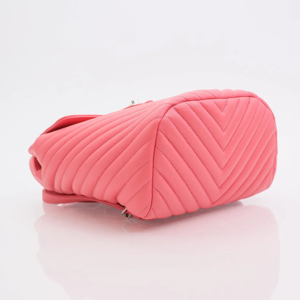 Chanel Chevron Urban Spirit Backpack Small Pink Calfskin