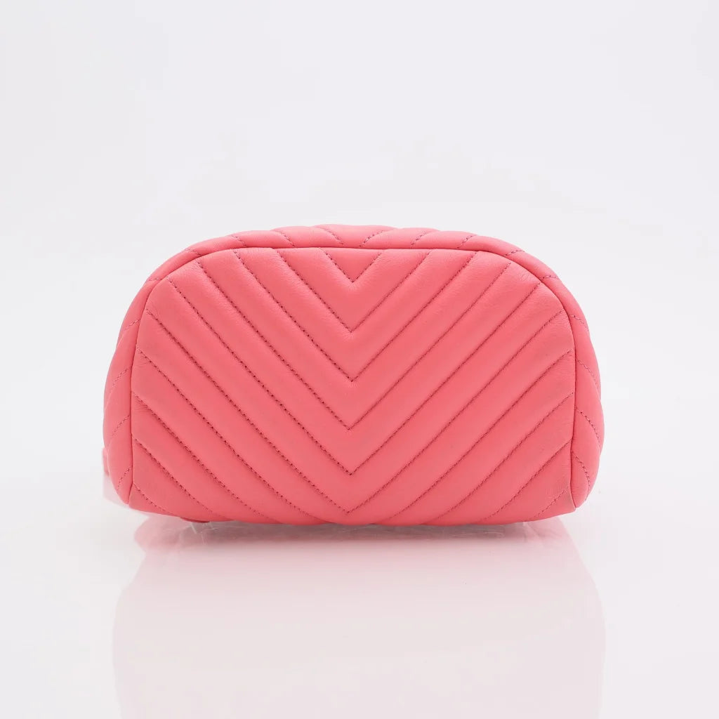 Chanel Chevron Urban Spirit Backpack Small Pink Calfskin