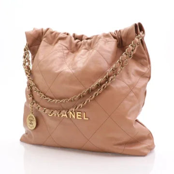 Chanel 22 Medium Caramel Calfskin