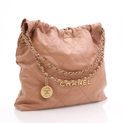 Chanel 22 Medium Caramel Calfskin