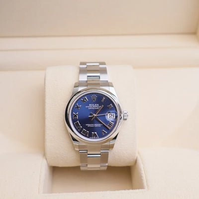 Rolex Datejust 31 Bright Blue Roman Numerals