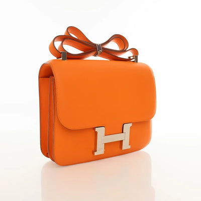 Hermes Constance 24 Orange Evercolor