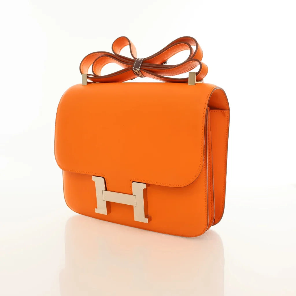 Hermes Constance 24 Orange Evercolor