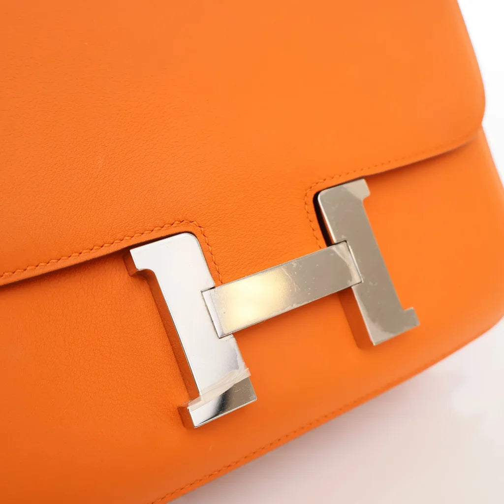 Hermes Constance 24 Orange Evercolor