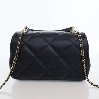 Chanel Easy Carry Flap Blue Calfskin