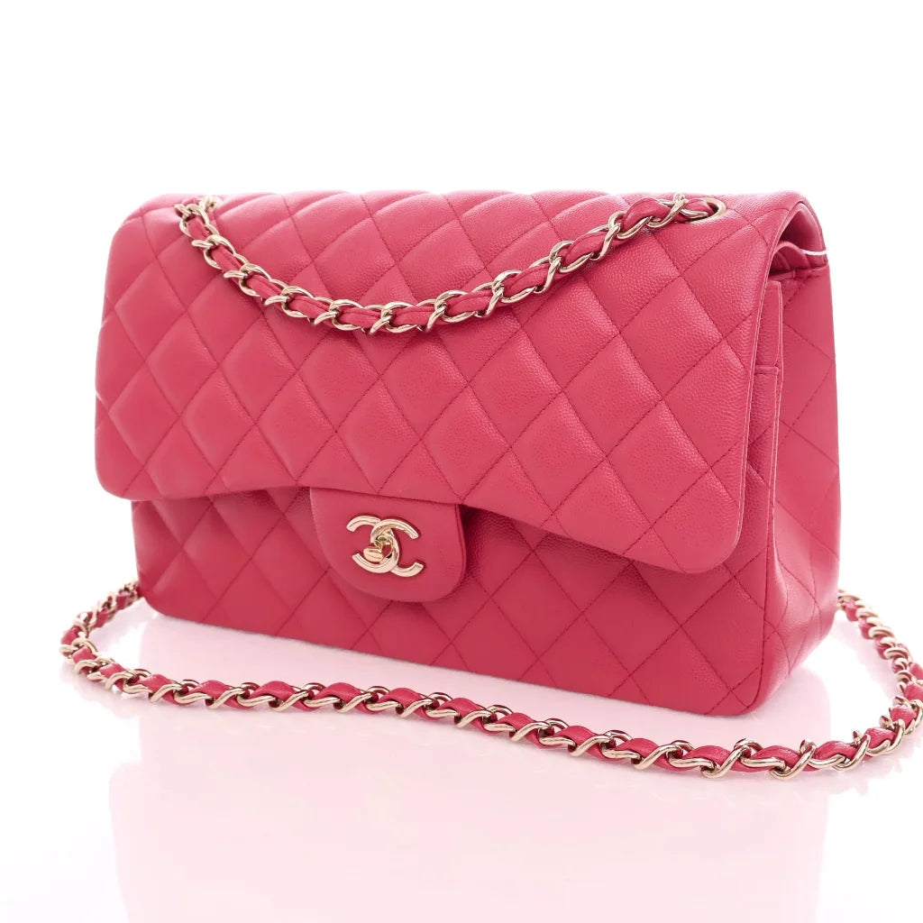 Chanel Classic Jumbo Flap Pink Caviar