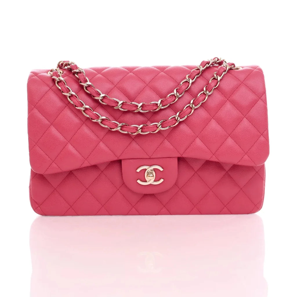 Chanel Classic Jumbo Flap Pink Caviar