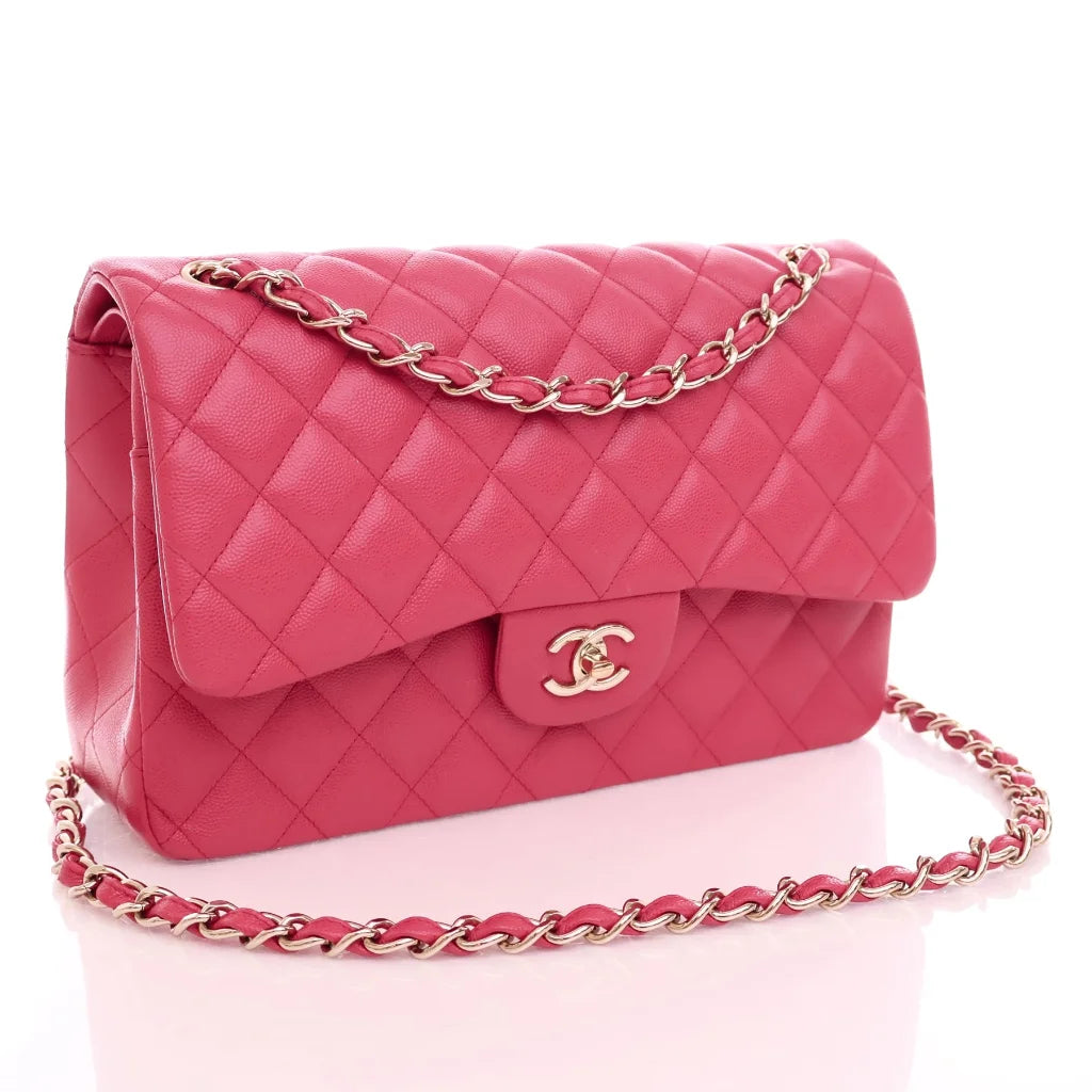 Chanel Classic Jumbo Flap Pink Caviar