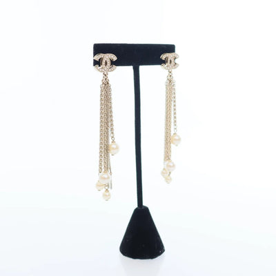 Chanel 19C Pearl Drop Earrings