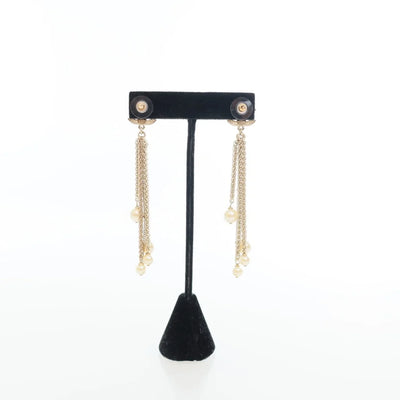 Chanel 19C Pearl Drop Earrings